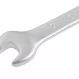 Ключ комбинированный 7мм. матовый хром Матрикс Ключ комбинированный 7мм. матовый хром Матрикс