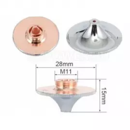 Сопло двойное хромированное HS 4,0 мм HS28-15-16-D