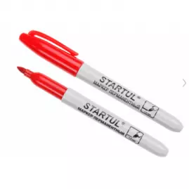 Маркер промышл. перманентный фетровый красный