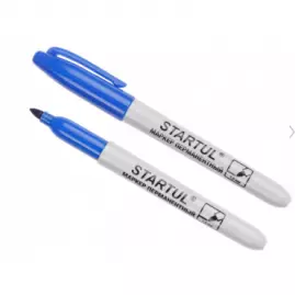 Маркер промышл. перманентный фетровый синий