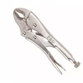 Зажим с фиксатором 180мм изогнутые губки PRO STARTUL
