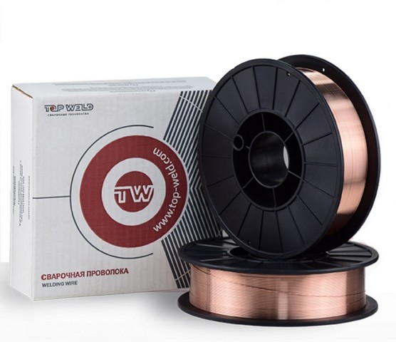 Сварочная проволока СВО8Г2С ф 1,2 15 кг. Top Weld