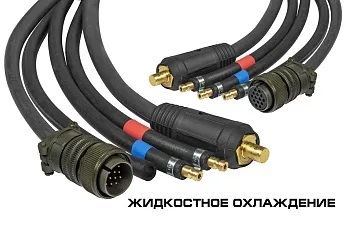 К-т соединительных кабелей для п/а КЕДР AlphaMIG-500S Plus +AlphaWF-1/AlphaWF-2 ;(10 м,жид)