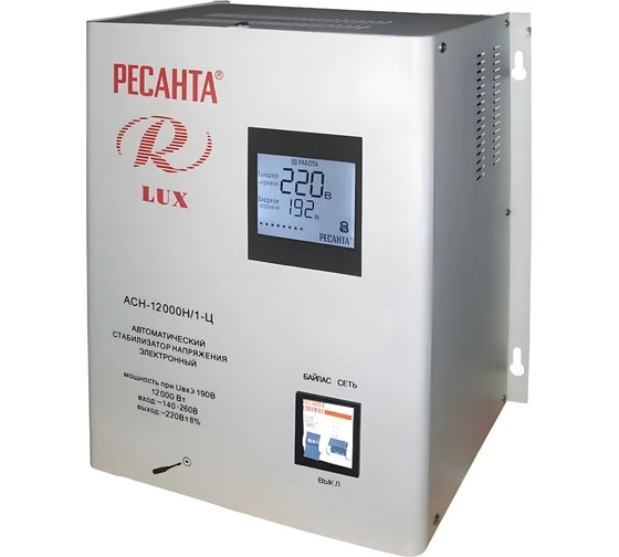 Стабилизатор напряжения РЕСАНТА АСН-12000Н/1-Ц