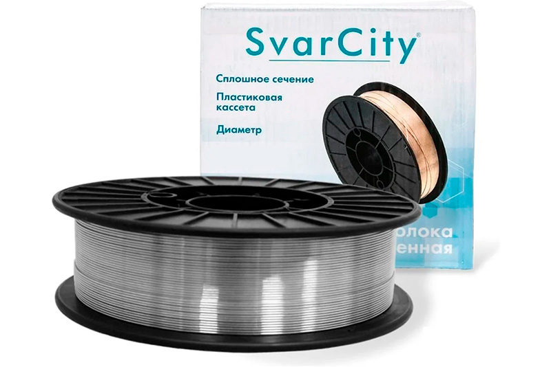 Сварочная проволока SvarCity ER70S-6 1,0 мм 5 кг