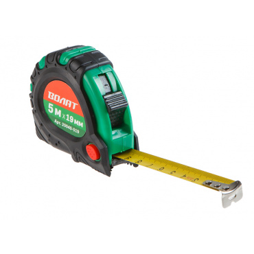 Рулетка 5м/19мм обрезин. корп. ВОЛАТ. Фото 1